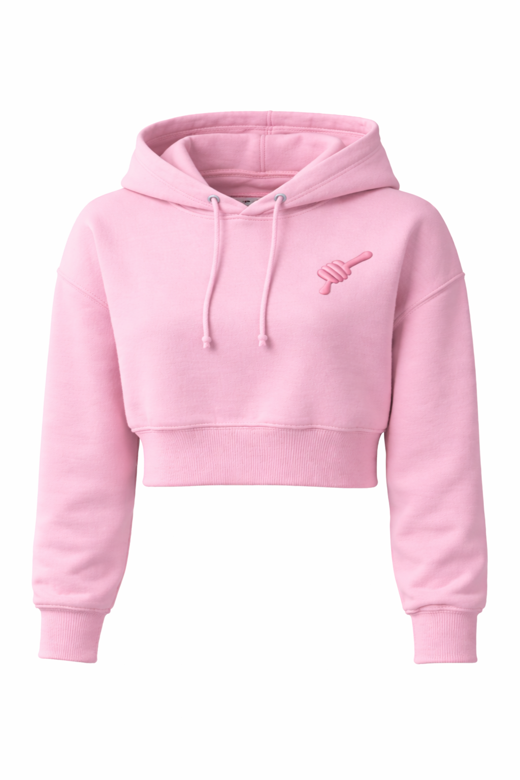 Pink Honey Crop Hoodie